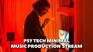 Minimal Psy Tech Track in Ableton Live - Music Production Livestream