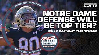 Notre Dames defense could be one of THE BEST IN THE COUNTRY in 2024   Always College Football