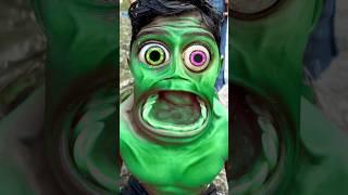 Hulk Boy Scary Transformation With Spider-Man #shorts