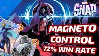 INSANE 72% Winrate Magneto Control - Marvel SNAP Gameplay & Deck Highlight