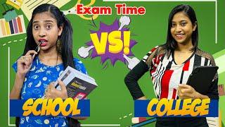 Exam Time School Days️Vs College Days   #funny #bengalicomedy #exam #bongposto #school