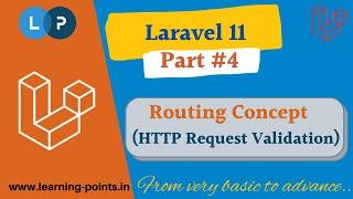 Http request validation using route  Route helper function  Laravel 11 tutorial  Learning Points