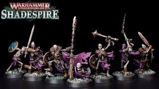 How to Paint Skeletons - Sepulchral Guard  -  Warhammer Underworlds Shadespire
