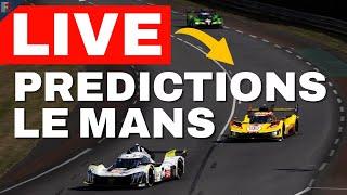 LIVE 2024 Le Mans Predictions  Who will WIN?