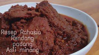 Resep Rendang padang Asli minang