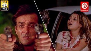 Sanjay Dutt Planning to Kill Mahima Chaudhry & Chandrachur Singh  Daag the fire  Hindi Action Film