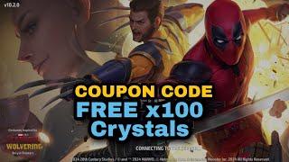 MARVEL Future Fight - NEWEST COUPON CODE FREE X100 CRYSTALS  GET THIS NOW ASAP