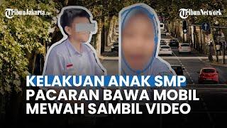 Viral Anak SMP Nyetir Mobil Mewah Bareng Cewek hingga Dihadihkan Tas Bermerek