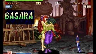 Samurai Shodown IV Basara playthrough lvl-4 bust【60fps】