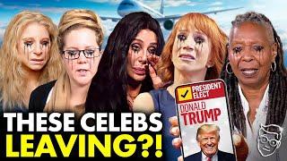 Woke Celebrities FLEE America After Trump LANDSLIDE I Cannot Take Four More Years of TRUMP - BYE