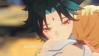 Xiao that was way too reckless.  Xiao x Lumine 魈蛍 Genshin Impact MMD Fanmade Animation