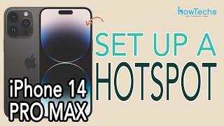 iPhone 14 PRO MAX - How to set up a WiFi Hotspot #iphone14promax  #iphonehotspot