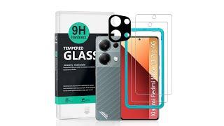 Xiaomi Redmi Note 13 Pro 4G Tempered glass ibywind Protector&Easy Install Kit&Camera Lens Protector