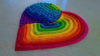 #1837 Satisfying video  sand art  heart ️ rangoli designs