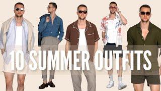 10 Summer Outfits For Men  Styling Summer Shirts