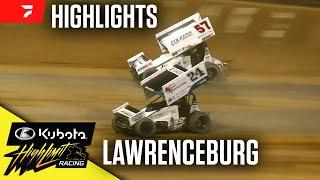Kyle Larson Returns From Indy  Kubota High Limit at Lawrenceburg Speedway 53124  Highlights