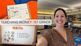 Teaching Money in First Grade  End of year lessons and activities in first grade