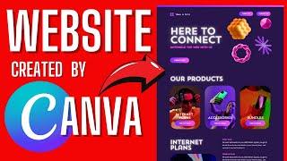 How to Create a Website using Canva in Tamil 2024 -  Free