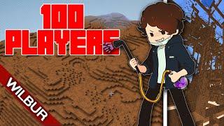 I Made 100 Players into Blind Moles In Minecraft