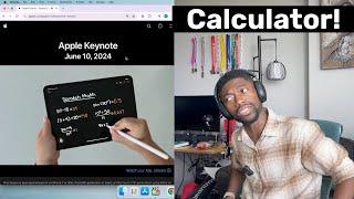 iPadOS 18 Updates  THE CALCULATOR APP IS HERE