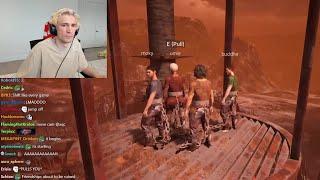 xQc Omie Moxyy & Budhha are All Playing Chained Together