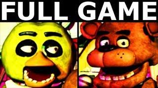 Five Nights at Freddys - Full Game Walkthrough Gameplay & Ending No Commentary FNAF Horror Game