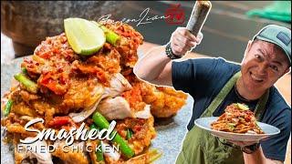 SMASHED FRIED CHICKEN  Ayam Geprek   SHERSON LIAN