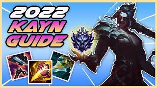 THE KAYN GUIDE YOU NEED FOR SEASON 12  RUNES ITEMS FORMS AND CLEARS  FULL 2022 KAYN GUIDE