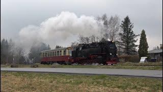 Loküberführung bei den Harzer Schmalspurbahnen am 21.03.2024  Wernigerode nach Gernrode