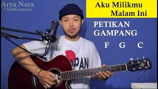 Petikan Gampang AKU MILIKMU MALAM INI Arya Nara Tutorial Gitar Pemula