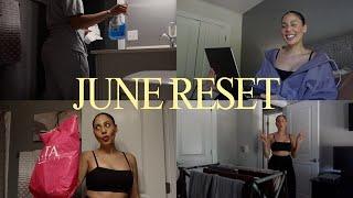 JUNE 2024 MONTHLY RESET VLOG ️ personal goals breaking bad habitsplateaus reflections & empties