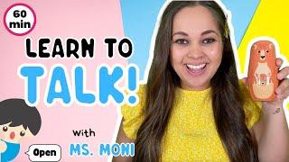 Learn To Talk  First Words Colours Functional Words and Counting  Talking Toddler with Ms Moni