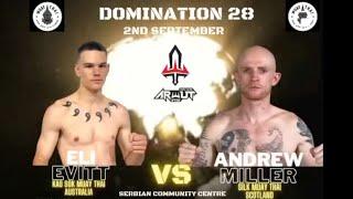 Eli Evitt Vs Andrew Miller - Domination Muay Thai 28