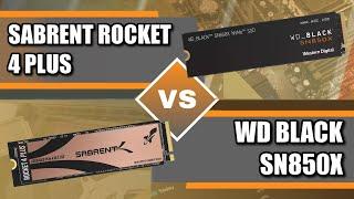 WD Black SN850X vs Sabrent Rocket 4 Plus SSD Comparison