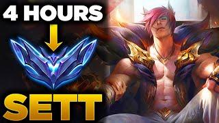 S13 How to ACTUALLY Climb to Diamond in 4 Hours with Sett - Sett Gameplay Guide + Builds + Runes