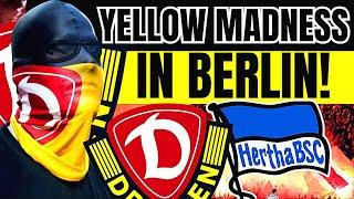 DYNAMO DRESDEN ULTRAS in BERLIN Yellow Madness Invasion