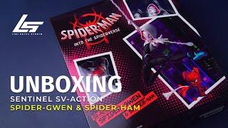 Sentinel SV-Action Spider-Gwen & Spider-Ham  Unboxing