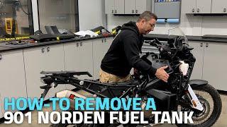 HOW-TO REMOVE FUEL TANK - HQV 901 NORDEN - ROTTWEILER PERFORMANCE