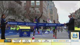 Lawrence Cherono Wins Mens Boston Marathon By One Second In Dramatic Finish