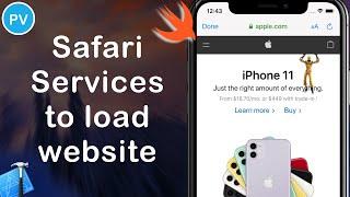 Use Safari Services to load Webpage Swift 5  Xcode 11