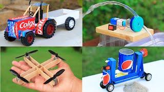 4 Amazing Things You Can Make At Home  Awesome DIY Toys  Homemade Inventions