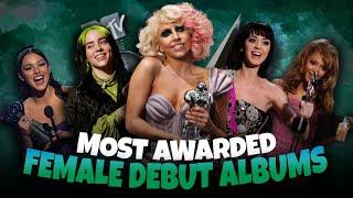 Top 10 Most Awarded Female Debut Albums In History  Hollywood Time  Lady Gaga Katy Perry Beyonce