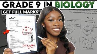 How to get FULL MARKS in Biology GCSE  Answer Questions with Me  Get a GRADE 9