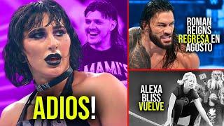 ADIOS RHEA RIPLEY  WWE RENUEVA CONTRATO  ROMAN REIGNS REGRESA SUMMERSLAM 2024  ALEXA BLISS