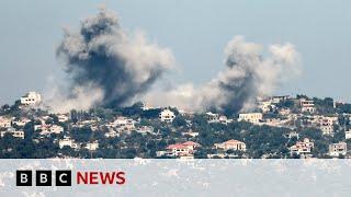 Israel carries out extensive strikes in Lebanon as UK nationals told to leave  BBC News