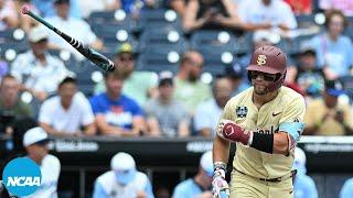 Florida State vs. North Carolina 2024 Mens College World Series  Extended highlights