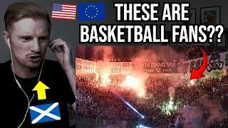 Reaction To Basketball fans and atmosphere USA vs Europe