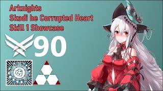 Arknights Skadi the Corrupted heart  S1 Showcase  Best healing skill