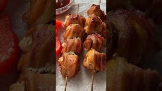 Bacon wrapped chicken breast  #recipeoftheday #bacon #chickenrecipe #chickendinner #bestrecipe