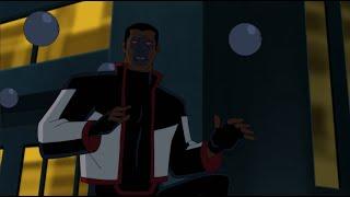 Mr. Terrific DCAU Fight Scenes - JLU and Justice League vs The Fatal Five